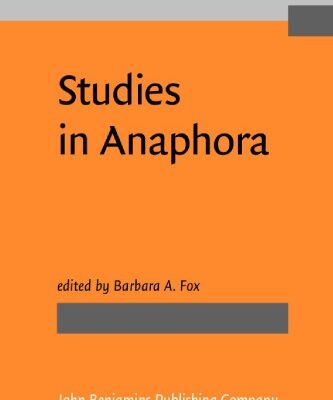 خرید و دانلود نسخه کامل کتاب Studies in Anaphora
