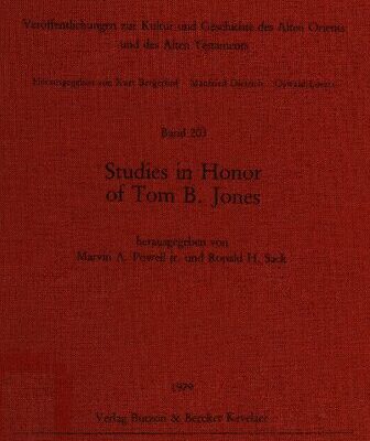 خرید و دانلود نسخه کامل کتاب Studies in Honor of Tom B. Jones
