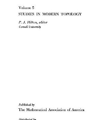 خرید و دانلود نسخه کامل کتاب Studies in modern topology