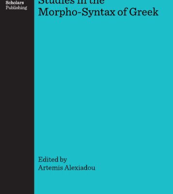 خرید و دانلود نسخه کامل کتاب Studies in the Morpho-Syntax of Greek