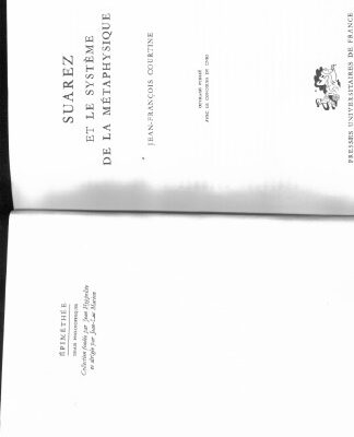 خرید و دانلود نسخه کامل کتاب Suarez et le systeme de la metaphysique (Epimethee)