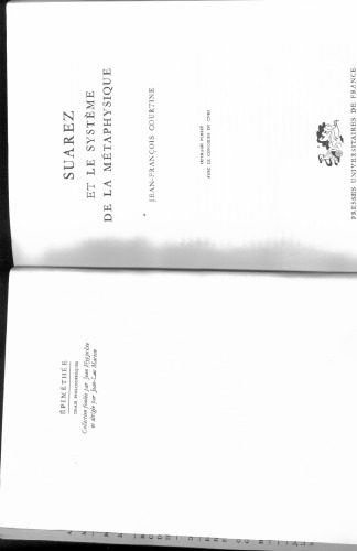 خرید و دانلود نسخه کامل کتاب Suarez et le systeme de la metaphysique (Epimethee)_68b320d1e4383.jpeg خرید و دانلود نسخه کامل کتاب Suarez et le systeme de la metaphysique (Epimethee)