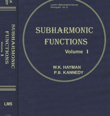 خرید و دانلود نسخه کامل کتاب Subharmonic Functions, Vol. 1