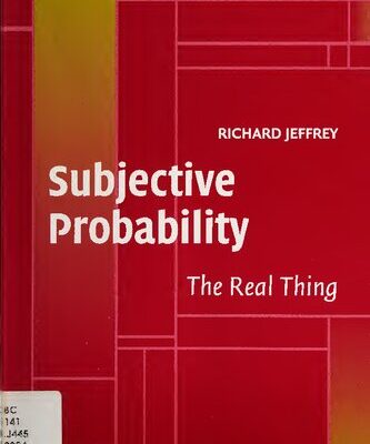 خرید و دانلود نسخه کامل کتاب Subjective Probability : The Real Thing