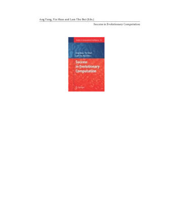 خرید و دانلود نسخه کامل کتاب Success in evolutionary computation