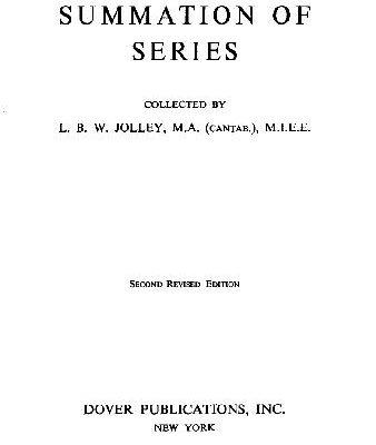 خرید و دانلود نسخه کامل کتاب Summation of Series