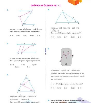 خرید و دانلود نسخه کامل کتاب Supara TYT-AYT Geometri Test Takımı 2018-19