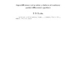 خرید و دانلود نسخه کامل کتاب Superdiffusions and Positive Solutions of Nonlinear PDEs