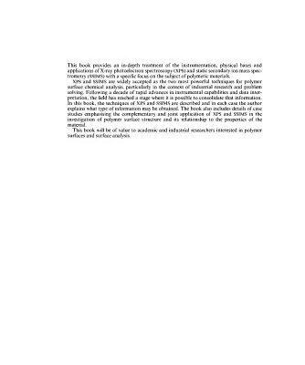 خرید و دانلود نسخه کامل کتاب Surface Analysis of Polymers by XPS and Static SIMS (Cambridge Solid State Science Series)