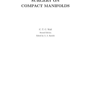 خرید و دانلود نسخه کامل کتاب Surgery on compact manifolds