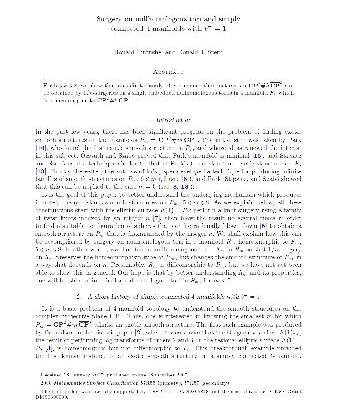 خرید و دانلود نسخه کامل کتاب Surgery on nullhomologous tori and simply connected 4-manifolds with b+ = 1