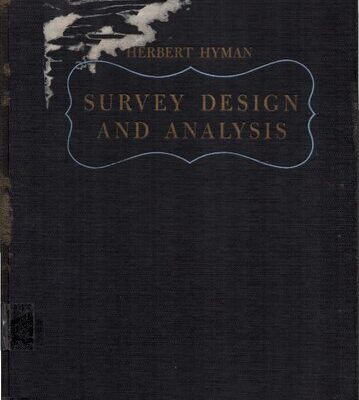 خرید و دانلود نسخه کامل کتاب Survey Design and Analysis: Principles, Cases and Procedures