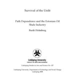 خرید و دانلود نسخه کامل کتاب Survival of the unfit : path dependence and the Estonian oil shale industry