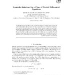 خرید و دانلود نسخه کامل کتاب Symbolic solutions for a class of PDEs. JSC 1996