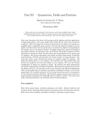 خرید و دانلود نسخه کامل کتاب Symmetries, Fields and Particles