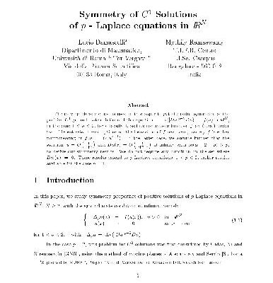 خرید و دانلود نسخه کامل کتاب Symmetry of C^1 solutions of p-Laplace equations in R^N
