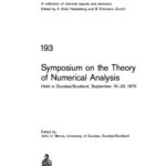 خرید و دانلود نسخه کامل کتاب Symposium on the Theory of Numerical Analysis