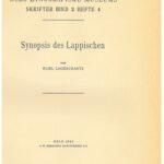 خرید و دانلود نسخه کامل کتاب Synopsis des Lappischen