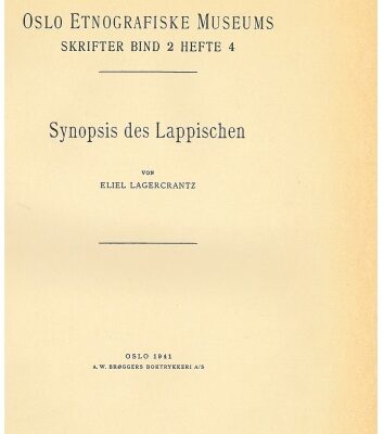 خرید و دانلود نسخه کامل کتاب Synopsis des Lappischen