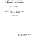 خرید و دانلود نسخه کامل کتاب Syntactic theory: a formal introduction