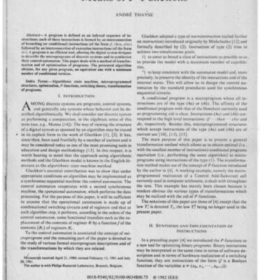 خرید و دانلود نسخه کامل کتاب Synthesis and Optimization of Programs by Means of P-Functions