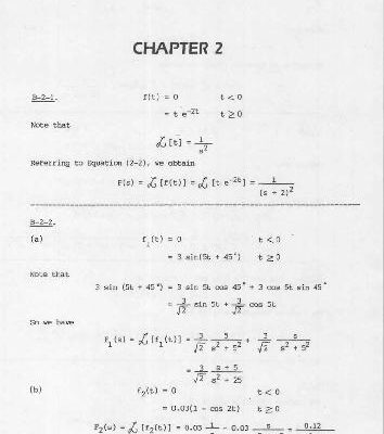 خرید و دانلود نسخه کامل کتاب System Dynamics – Solutions to B Problems Ogata