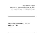 خرید و دانلود نسخه کامل کتاب Systmes diffrentiels involutifs (Fourier Inst. n.636, 2004, SMF)
