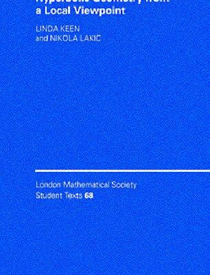 خرید و دانلود نسخه کامل کتاب Table of Contents Hyperbolic Geometry from a Local Viewpoint