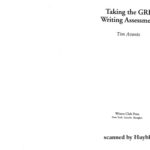خرید و دانلود نسخه کامل کتاب Taking the Gre Writing Assessment