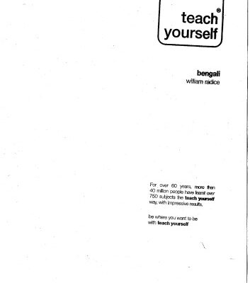 خرید و دانلود نسخه کامل کتاب Teach Yourself Bengali (Teach Yourself Complete Courses)