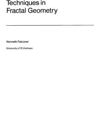 خرید و دانلود نسخه کامل کتاب Techniques in fractal geometry