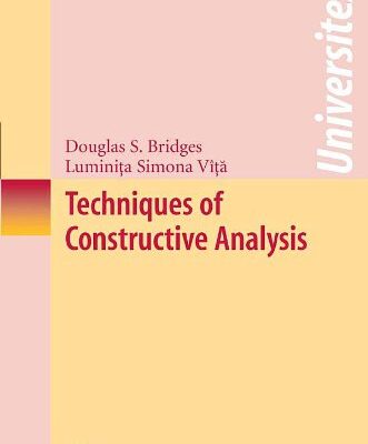 خرید و دانلود نسخه کامل کتاب Techniques of Constructive Analysis