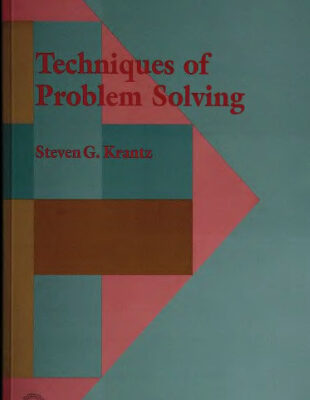 خرید و دانلود نسخه کامل کتاب Techniques of Problem Solving