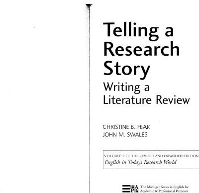 خرید و دانلود نسخه کامل کتاب Telling a Research Story Writing a Literature Review