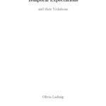 خرید و دانلود نسخه کامل کتاب Temporal Expectations and their Violations [PhD Thesis]