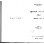 خرید و دانلود نسخه کامل کتاب Teoria Ingenua dos Conjuntos