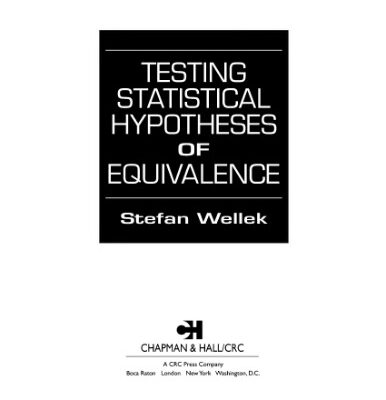 خرید و دانلود نسخه کامل کتاب Testing statistical hypotheses of equivalence