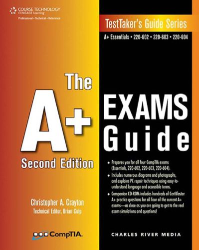 خرید و دانلود نسخه کامل کتاب The A+ Exams Guide: Preparation Guide for the CompTIA Essentials, 220-602, 220-603, and 220-604 Exams (Testtaker’s Guide Series)_68b462c5da970.jpeg خرید و دانلود نسخه کامل کتاب The A+ Exams Guide: Preparation Guide for the CompTIA Essentials, 220-602, 220-603, and 220-604 Exams (Testtaker’s Guide Series)