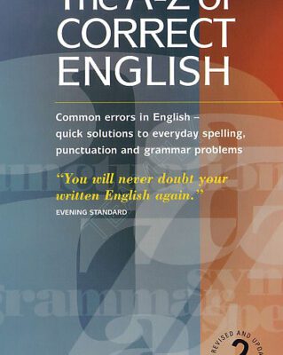 خرید و دانلود نسخه کامل کتاب The A-Z of correct English