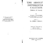 خرید و دانلود نسخه کامل کتاب The Absolute Differential Calculus (Calculus of Tensors)