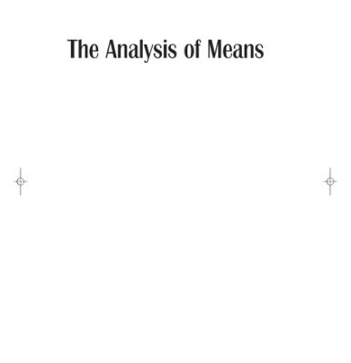خرید و دانلود نسخه کامل کتاب The analysis of means: a graphical method for comparing means, rates and proportions