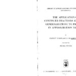 خرید و دانلود نسخه کامل کتاب The application of continued fractions