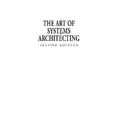 خرید و دانلود نسخه کامل کتاب The Art of Systems Architecting