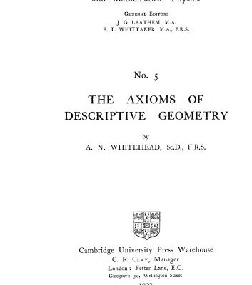 خرید و دانلود نسخه کامل کتاب The Axioms of Descriptive Geometry (Dover Phoenix Editions)