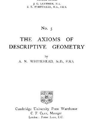 خرید و دانلود نسخه کامل کتاب The axioms of descriptive geometry