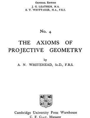 خرید و دانلود نسخه کامل کتاب The axioms of projective geometry
