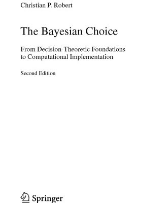 خرید و دانلود نسخه کامل کتاب The Bayesian Choice