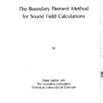 خرید و دانلود نسخه کامل کتاب The boundary element method for sound field calculations