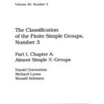 خرید و دانلود نسخه کامل کتاب The Classification  of the Finite Simple Groups 3. Part I, Chapter A: Almost Simple K-Groups