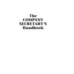 خرید و دانلود نسخه کامل کتاب The Company Secretary’s Handbook: A Guide to the Duties and Responsibilities